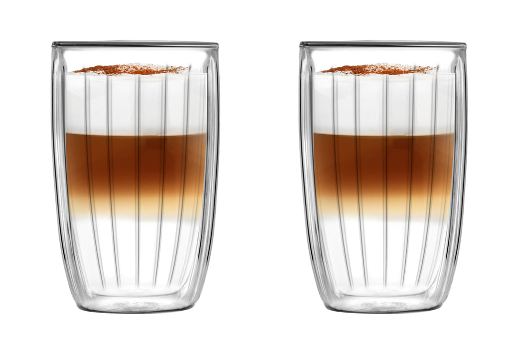 Vialli Design SET of 2 double wall high glasses 350 ml TULIP 28968