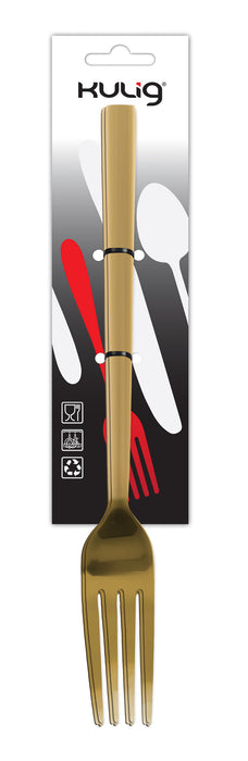 Kulig Dinner fork Piano gold 3 pieces pendant 29453