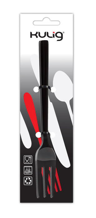 Kulig Piano black 3 piece cake fork pendant 29538