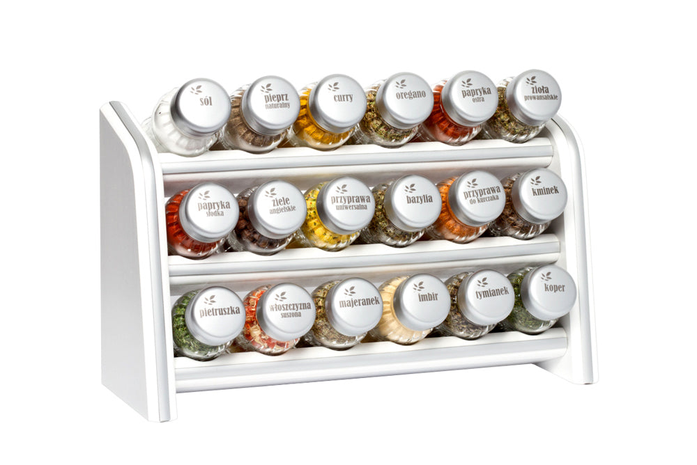 Gald Silver Line 18NS spice shelf matte white. 20168