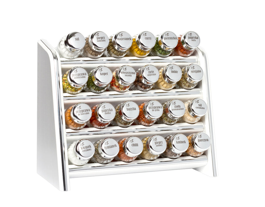 Gald Silver LIne 24NS spice shelf white gloss 20182