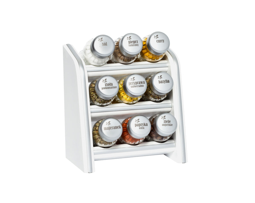 Gald Silver Line 9NS spice shelf matte white. 20335