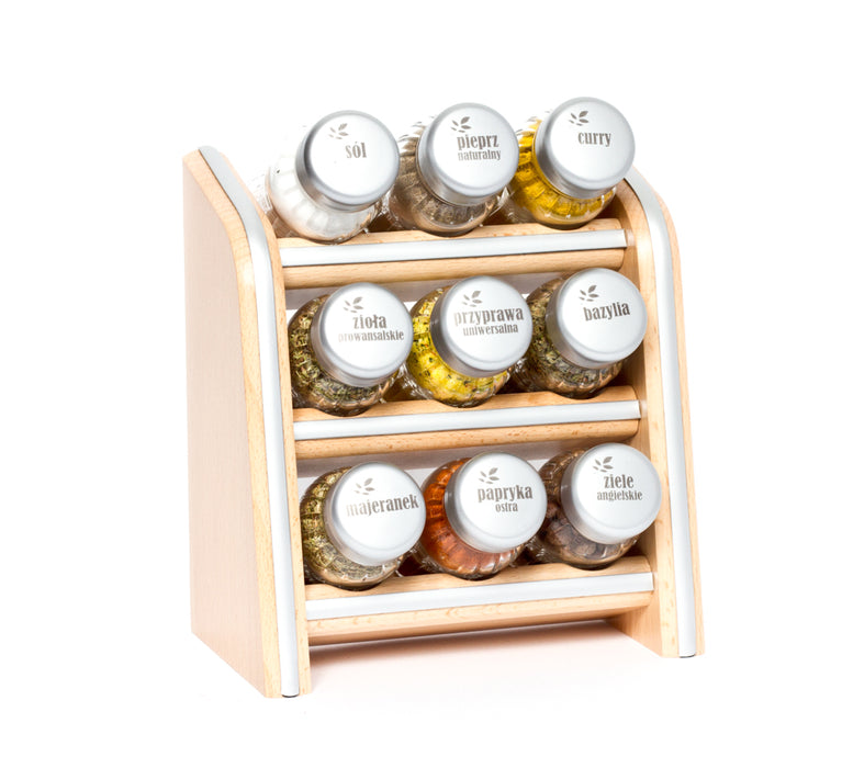 Gald Silver Line 9NS spice shelf natural matte. 20885