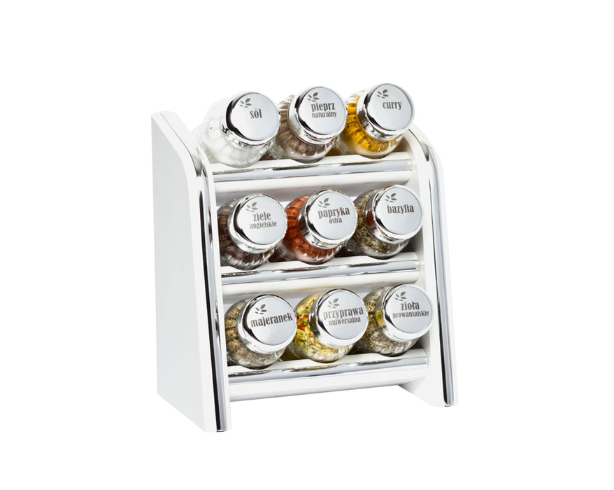 Gald Silver Line 9NS spice shelf white gloss 20939