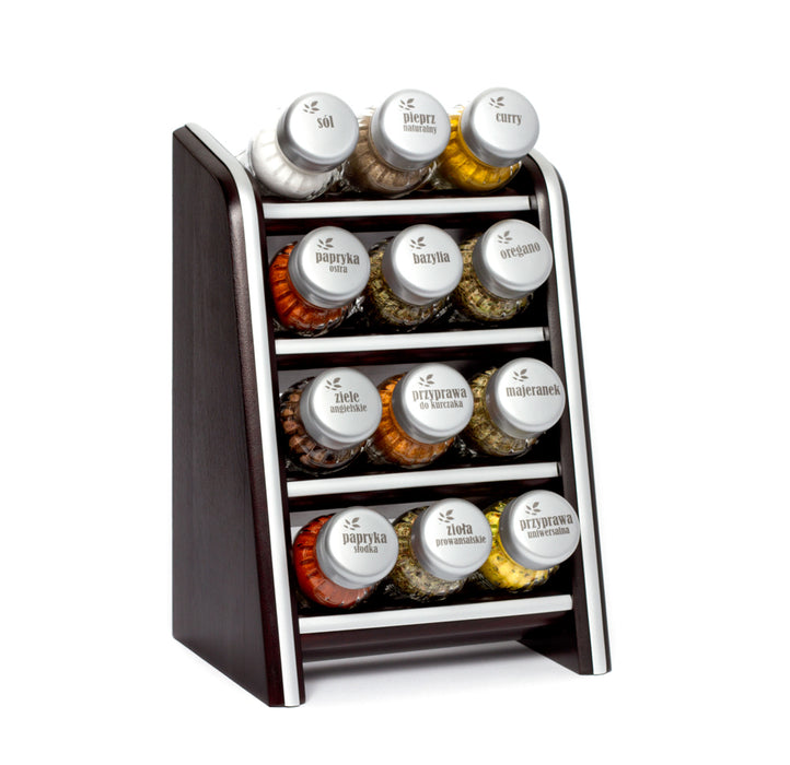 Gald Silver Line 12N 4S venge matte spice shelf. 21158