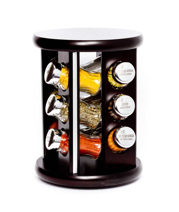 Gald Silver Line 12S venge gloss rotary spice rack 21387