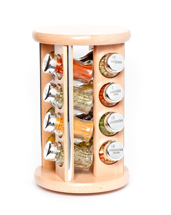 Gald Silver Line 16IIS rotary spice rack natural gloss 21561