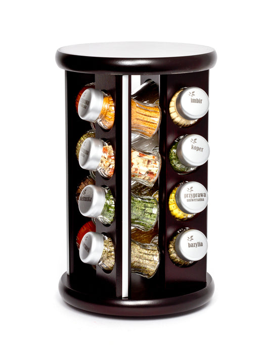 Gald Silver Line 16IIS venge matte rotating spice rack. 21578