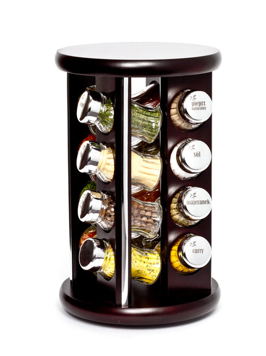 Gald Silver Line 16IIS venge gloss rotary spice rack 21585