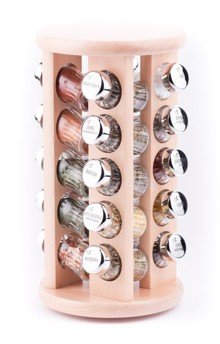 Gald Rotary spice rack 20S natural gloss 21738