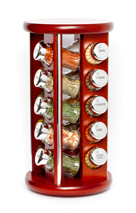 Gald Silver Line 20S spice rotary rack bronze gloss 21769