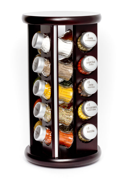 Gald Silver Line 20S venge matte rotating spice rack. 21790