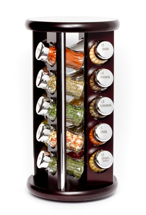 Gald Silver Line 20S venge gloss rotary spice rack 21813