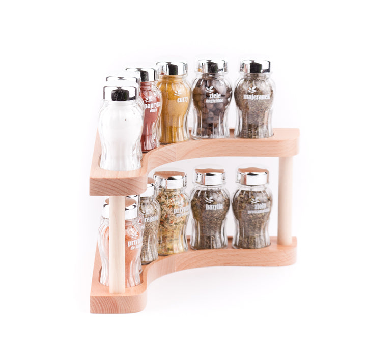 Gald Corner spice shelf 12S natural gloss 22469