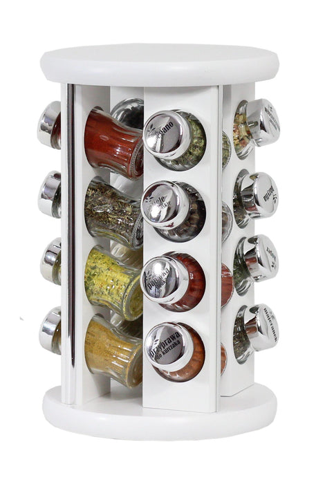 Gald Silver Line 16IIS white gloss spice rotary rack 23183