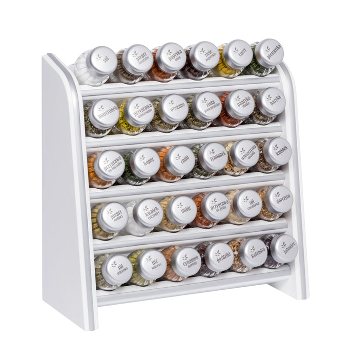 Gald Silver Line 30NS spice shelf matte white. 25699
