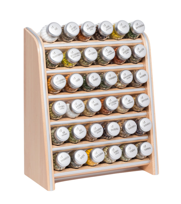 Gald Silver Line 36NS natural matte spice shelf. 25736