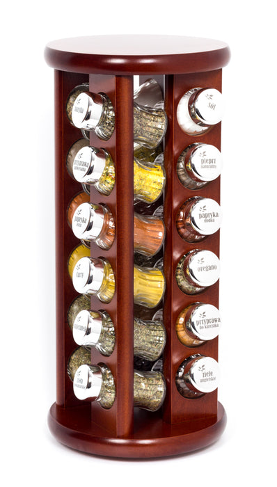 Gald Rotary spice rack 24S bronze gloss 26122