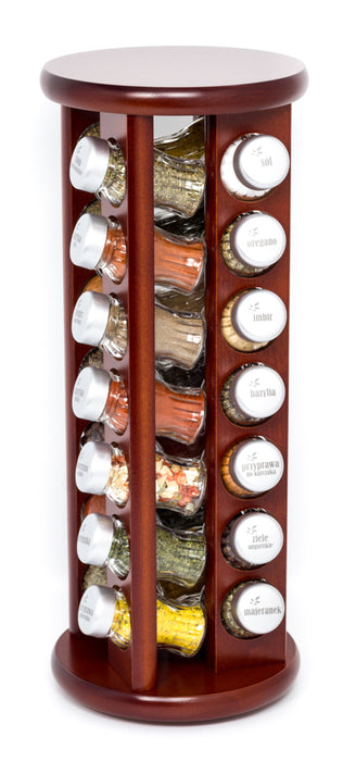 Gald Rotary spice rack 28S matte bronze. 26191