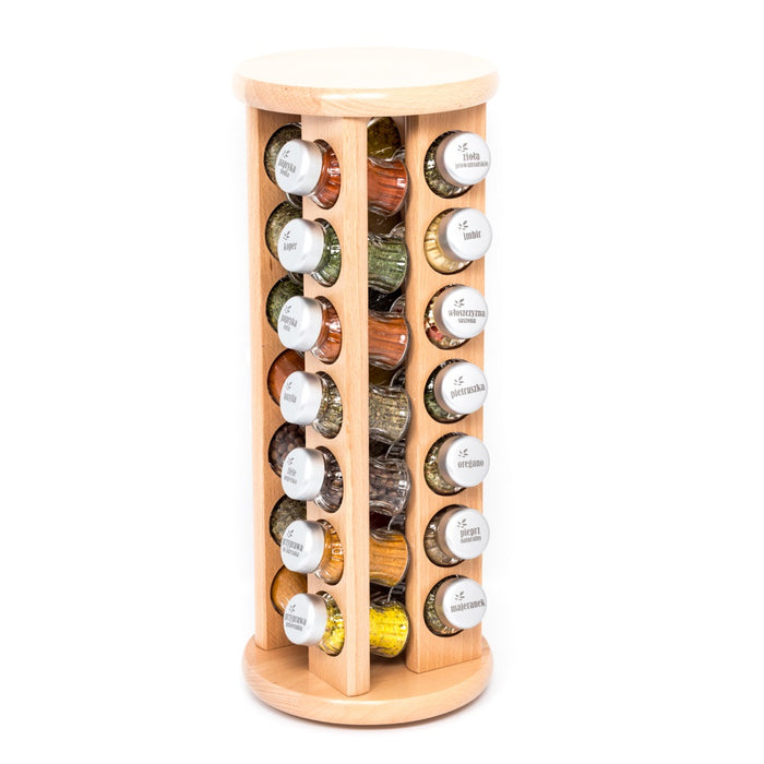 Gald Rotary spice rack 28S natural gloss 26214