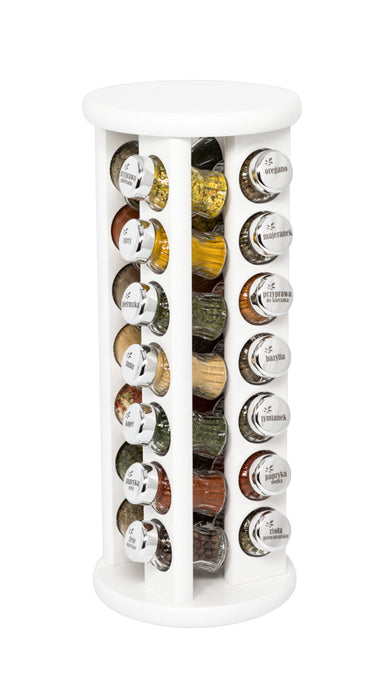 Gald Rotary spice rack 28S gloss white 26269