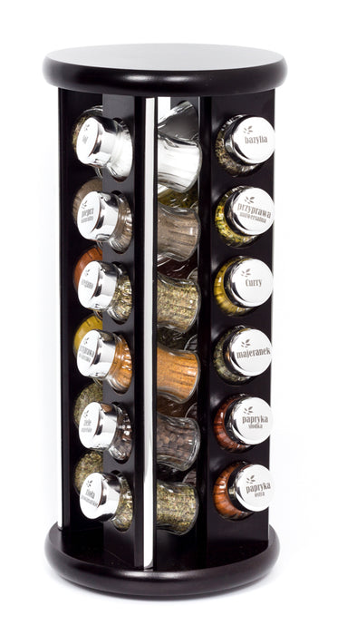 Gald Silver Line 24S venge gloss rotary spice rack 26320