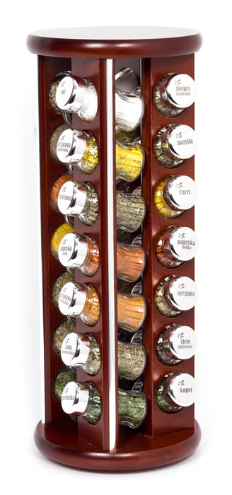 Gald Silver Line 28S rotary spice rack bronze gloss 26375