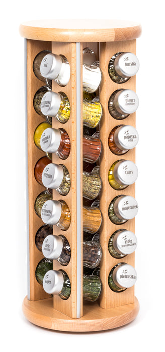 Gald Silver Line 28S matte bronze rotating spice rack. 26382