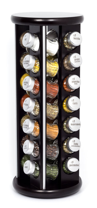 Gald Silver Line 28S venge matte rotating spice rack. 26405