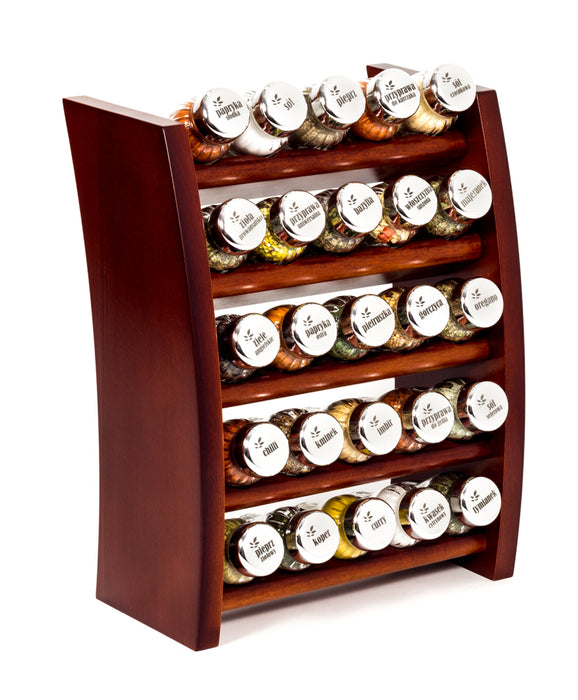 Gald Spice shelf Flipper 25 5K P5 brown gloss 28249