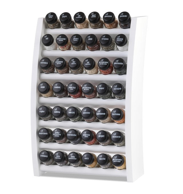 Gald Flipper spice shelf 42 6KP7 white wood nut black 01230