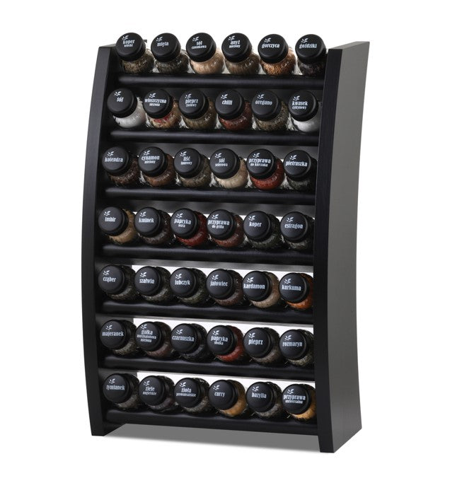 Gald Flipper spice shelf 42 6KP7 black wood nut black 01247