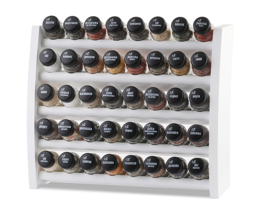 Gald Flipper spice shelf 40 8KP5 white wood nut black 01292