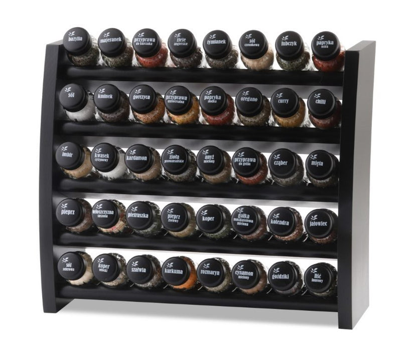 Gald Flipper spice shelf 40 8KP5 black wood nut black 01308