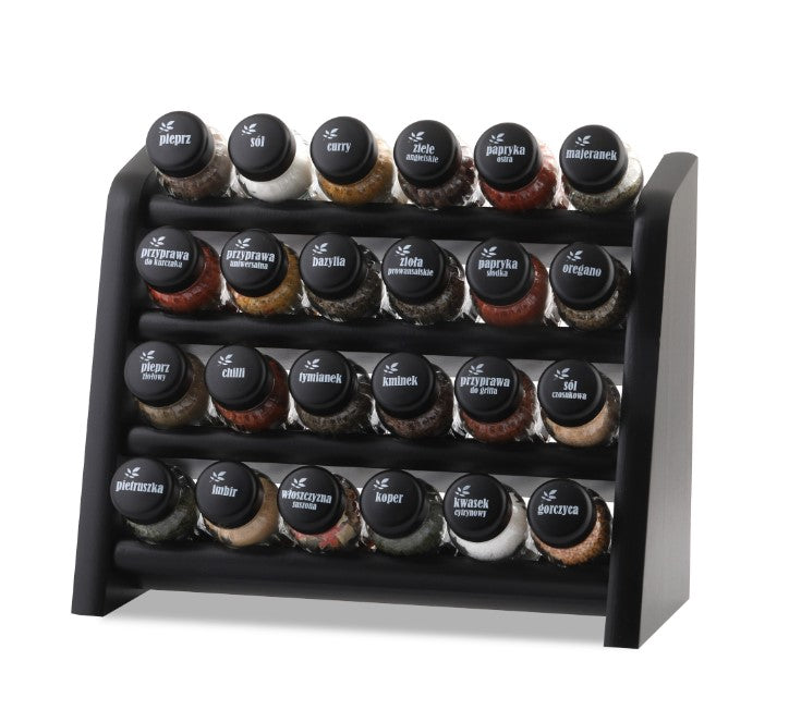 Gald Spice shelf 24 NS black wood nut black 01322