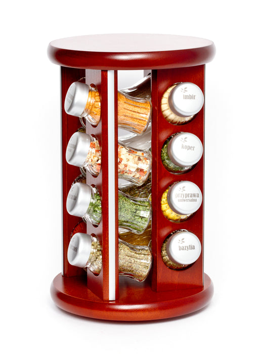 Gald Silver Line 16IIS matte bronze rotating spice rack. 98687