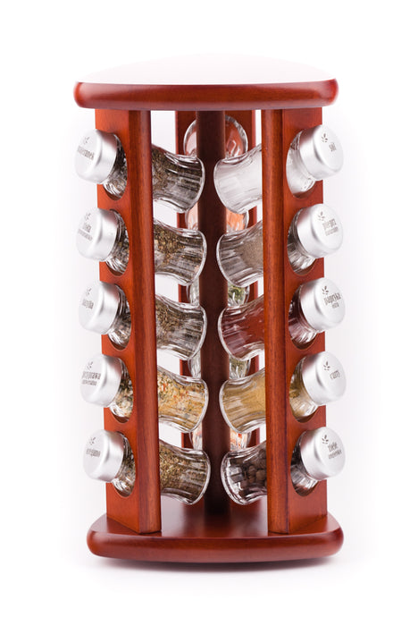Gald Rotary spice rack 15S matte bronze. 98908