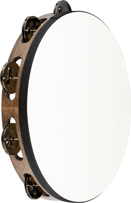 MEINL Percussion Vintage Wood Series Headed Tambourine - 10"
