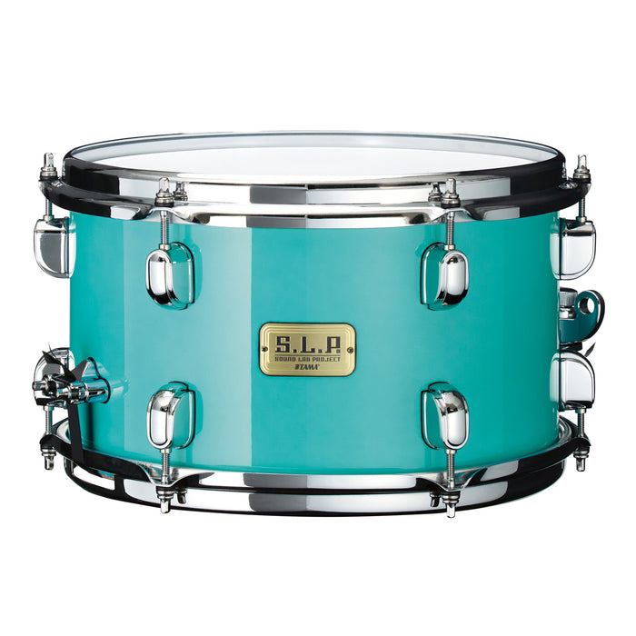 TAMA S.L.P. Philo Tsoungui Mod Bubinga Snare Drum 12" x 7" - Electro Turquoise/Chrome HW