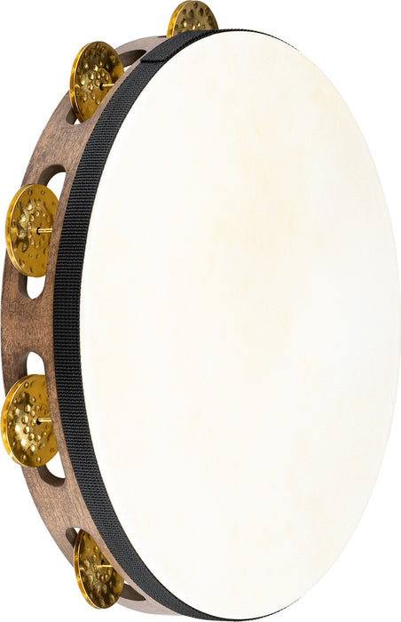 MEINL Percussion Vintage Wood Series Headed Tambourine - 10"