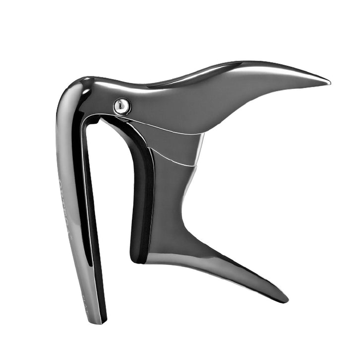 ORTEGA Flat Guitar Capo - Black Chrome