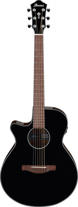 IBANEZ AEG Series Acoustic/Electric-Guitar 6 String Lefty - Black High Gloss