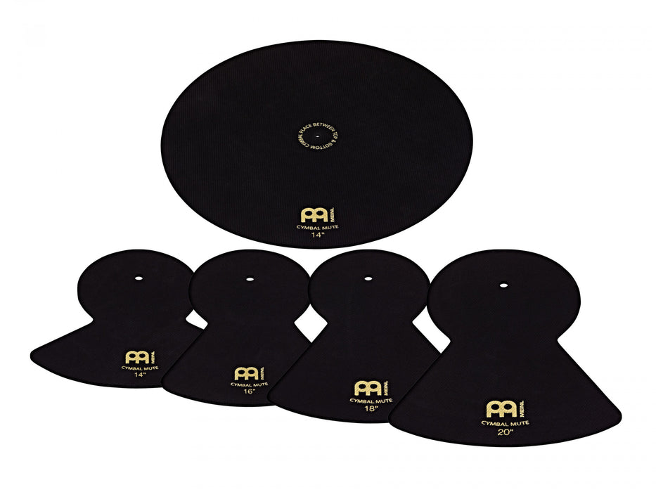MEINL Cymbals Cymbal Mute Set - 14"/16"/18"/20"