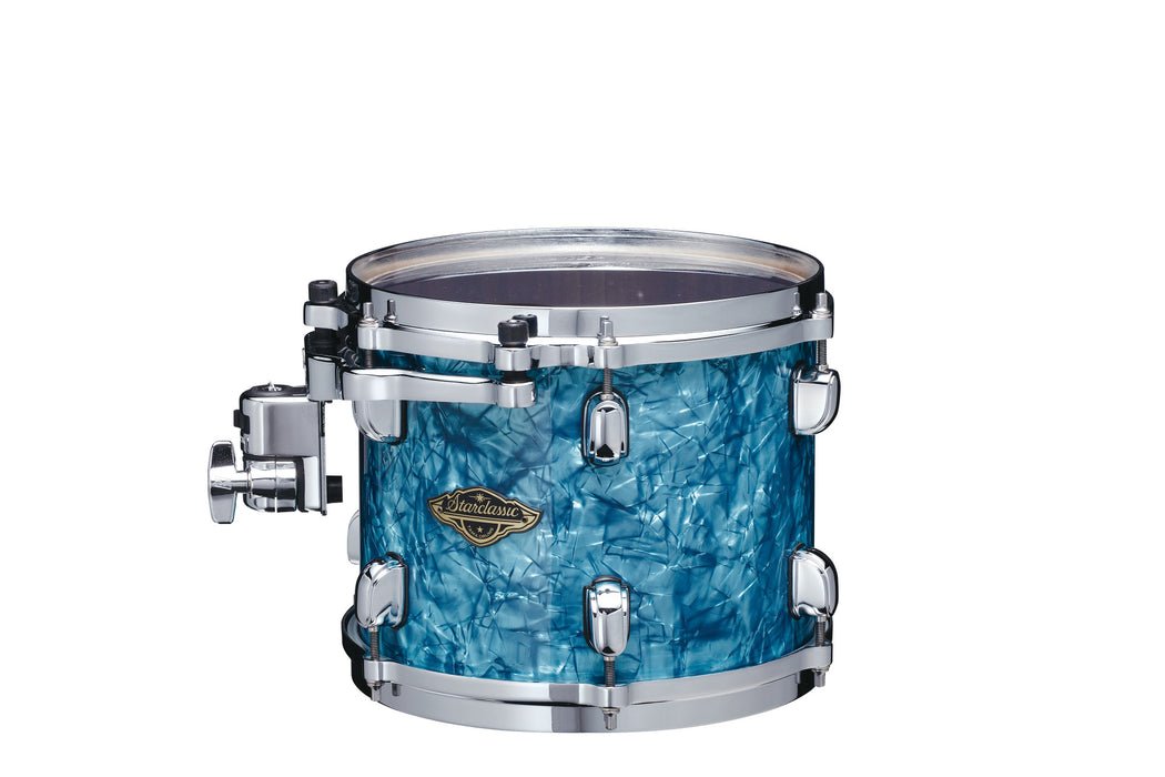TAMA Starclassic Walnut/Birch Duracover Wrap Rack Tom 8" x 7" - Turquoise Pearl/Chrome HW
