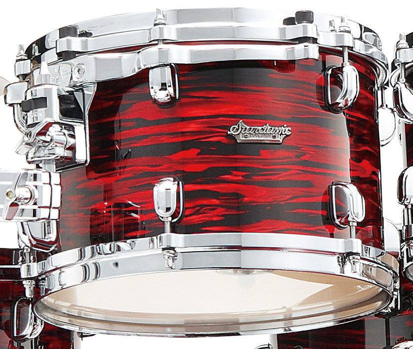 TAMA Starclassic Maple Duracover Wrap Rack Tom 10" x 8" - Red Oyster/Chrome HW