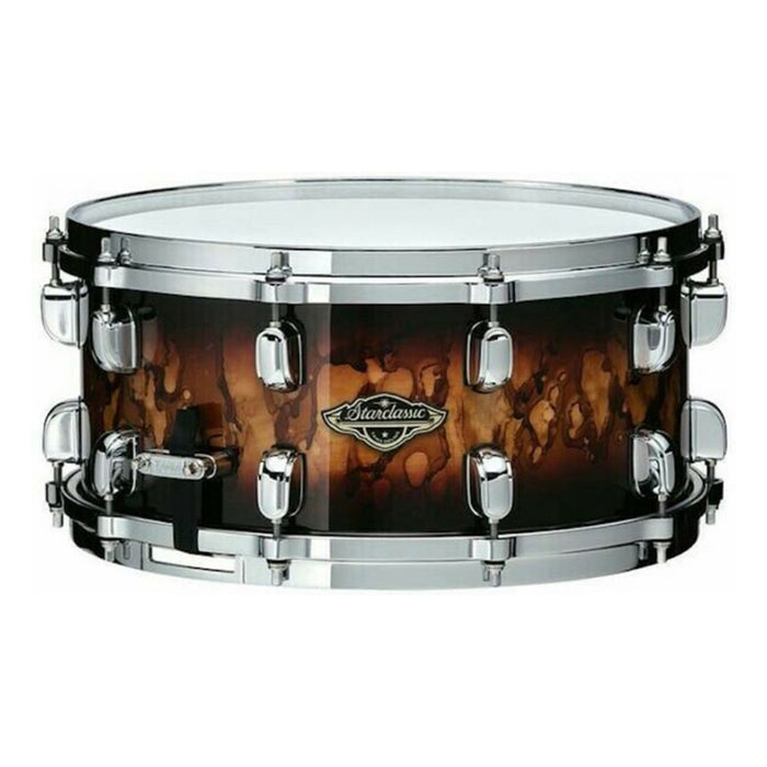 TAMA Starclassic Maple Snare Drum 14" x 6,5" - Molten Satin Brown Burst/Chrome HW
