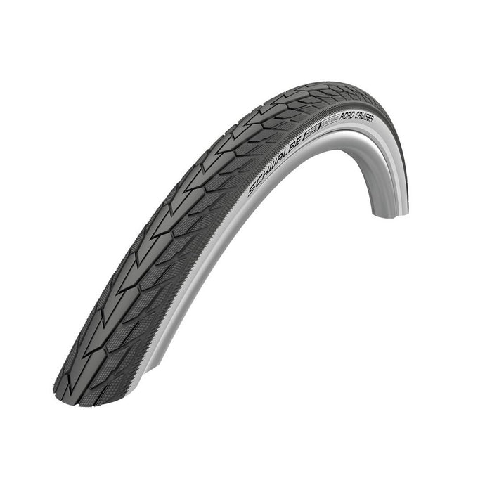 SCHWALBE Road Cruiser HS 484 Mountain Bicycle Tire with Wire Bead in Whitewall - 700 x 35C (35NB)