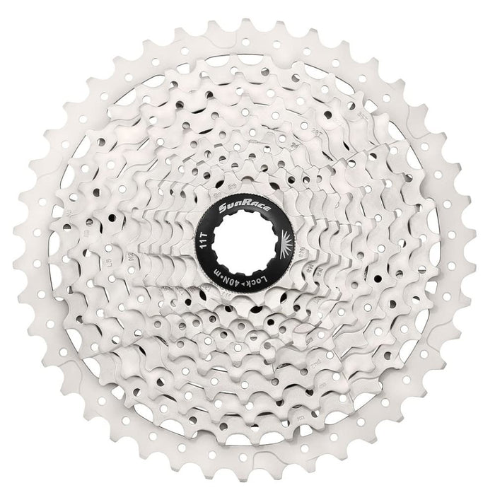 SunRace Unisex Adult CSMS3 10SPEED CASS 1140T SIL 10 Speed Cassette - Silver, 10 Speed