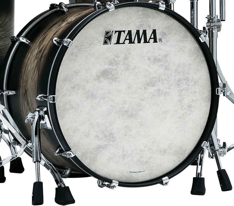 TAMA STAR Walnut Bass Drum 20" x 16" - Satin Black Japanese Sen Burst/Chrome HW