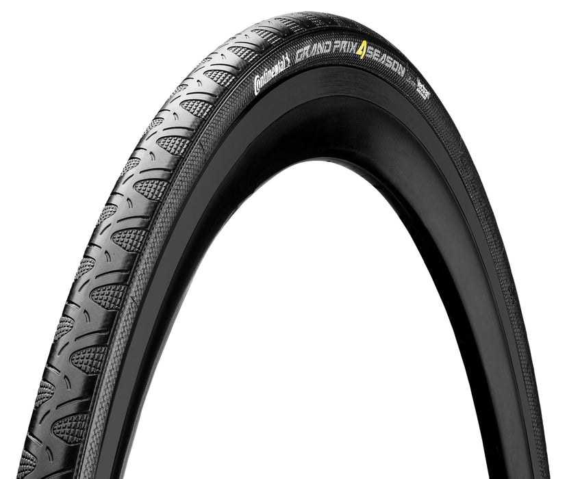 Continental Grand Prix 4-Season Bicycle Tire (700x23, Wire Beaded, Black)